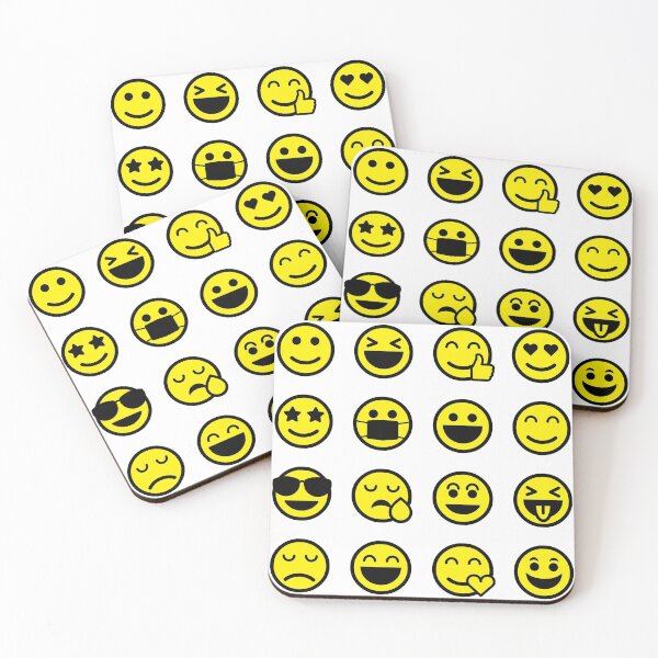 Item preview, Emoji Faces Graphic Pattern designed and sold by STUDIO-72.