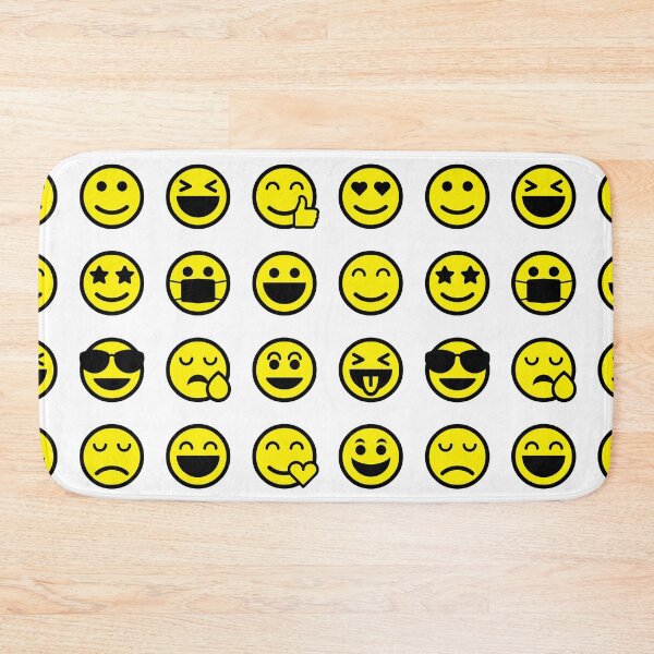 Item preview, Emoji Faces Graphic Pattern designed and sold by STUDIO-72.
