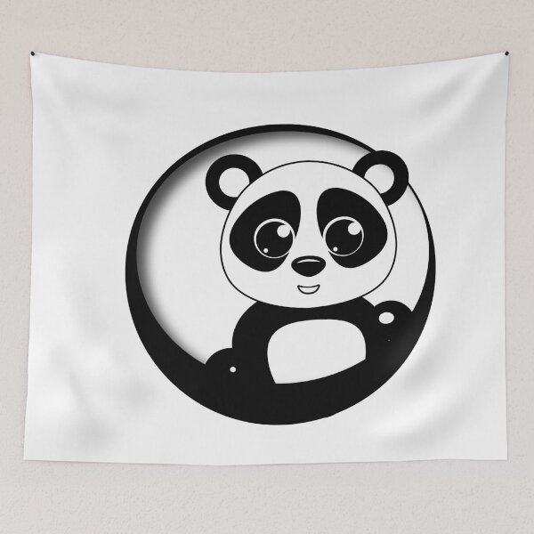 Item preview, cute panda designed and sold by ayvidemporium.