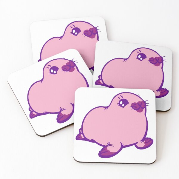 Item preview, Pink and Purple Baby Harp Seal the Animal designed and sold by RJKpoyp.