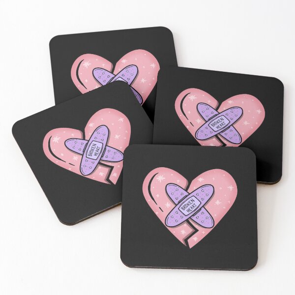 Item preview, Pastel Goth valentine, broken heart plaster  designed and sold by Sonyque.