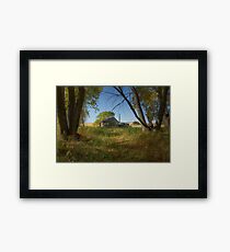 Cabin in the Woods Framed Print