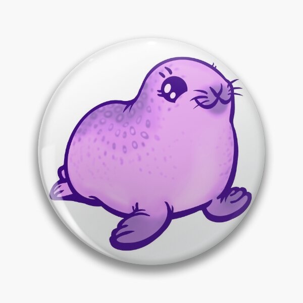 Item preview, Purple Baby Ringed Seal the Animal designed and sold by RJKpoyp.