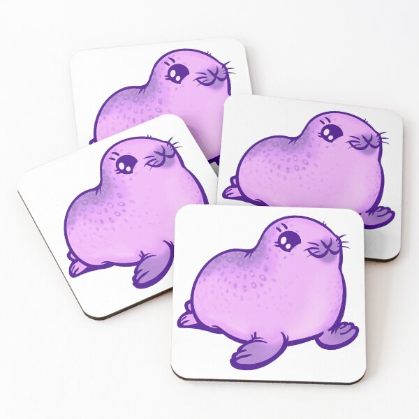 Item preview, Purple Baby Ringed Seal the Animal designed and sold by RJKpoyp.