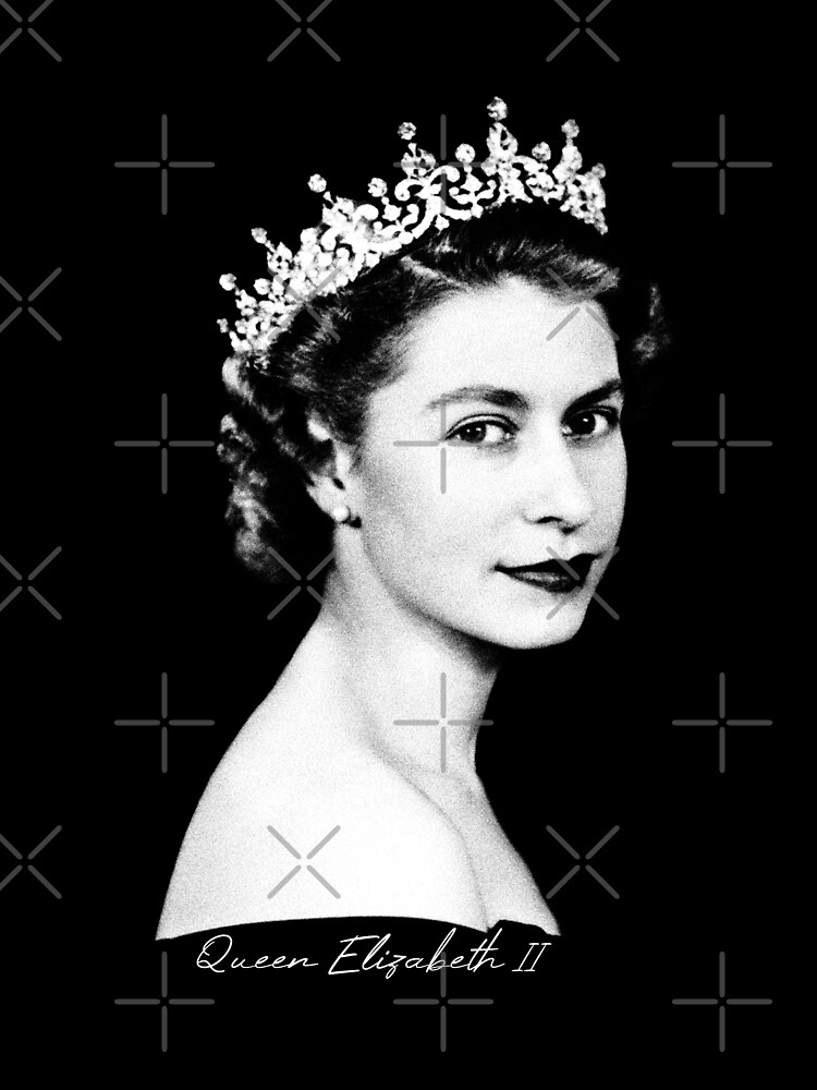 "Queen Elizabeth II Retro" Poster for Sale by RomancePool Redbubble