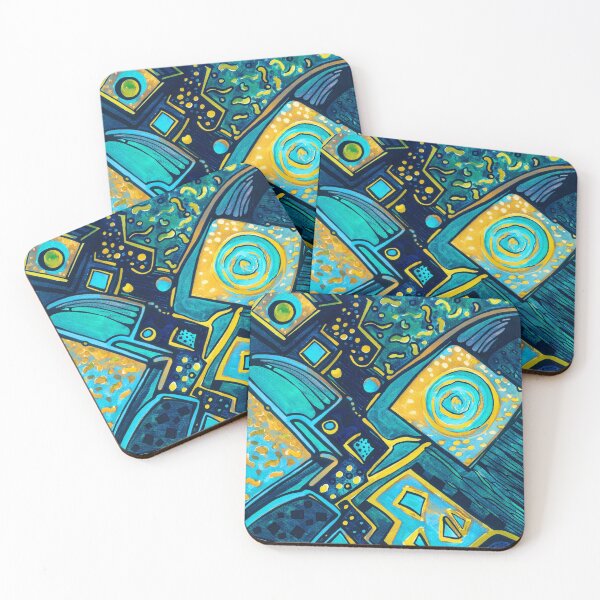 Item preview, GALAXY SPARKLES BLUE designed and sold by DeyanaDeco.