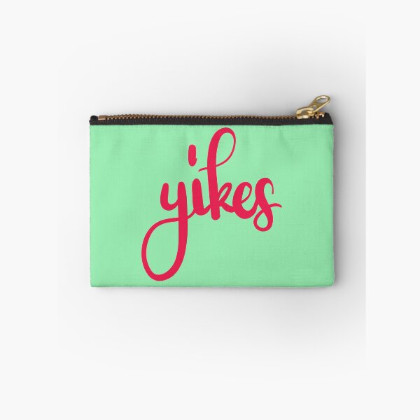 Item preview, Yikes type text handwritten design in pink designed and sold by Laura Ioana V.