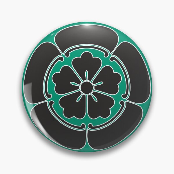 Item preview, Oda Clan Kamon/Mon Black/Light Green designed and sold by JollyImp.