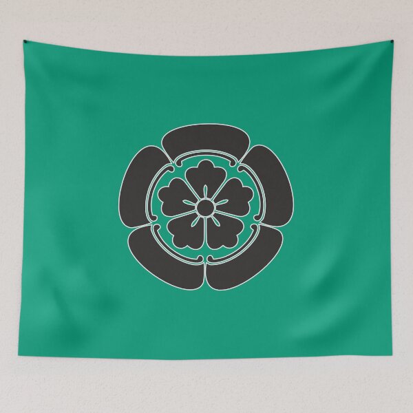 Item preview, Oda Clan Kamon/Mon Black/Light Green designed and sold by JollyImp.