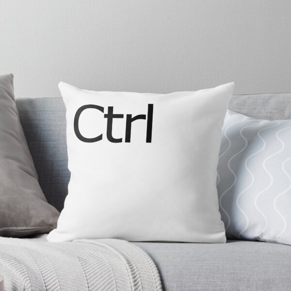 Item preview, CTRL throw pillow designed and sold by nestastic.