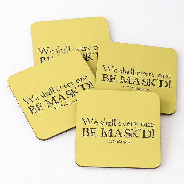 Item preview, We shall every one BE MASK'D! designed and sold by ShakespearesSis.