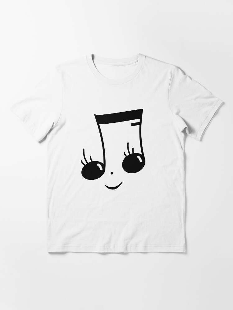 Alternate view of Smiling Music Notes Essential T-Shirt
