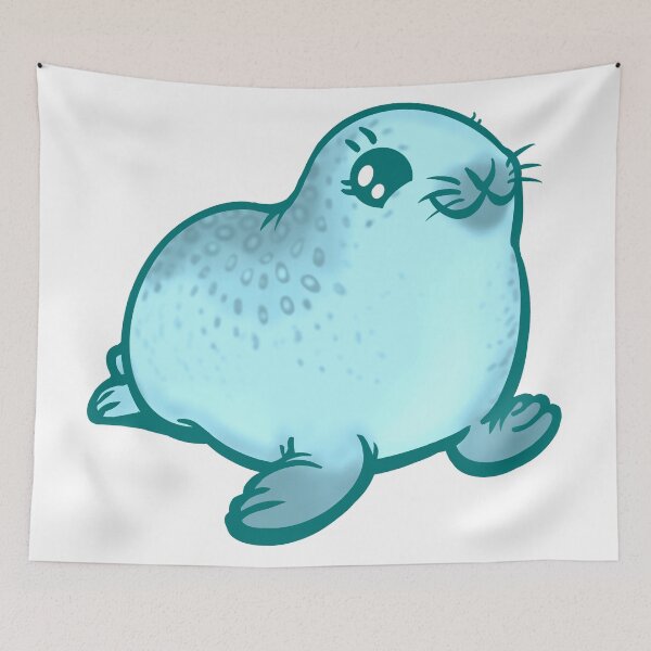 Item preview, Glacier Ice Baby Ringed Seal the Animal designed and sold by RJKpoyp.