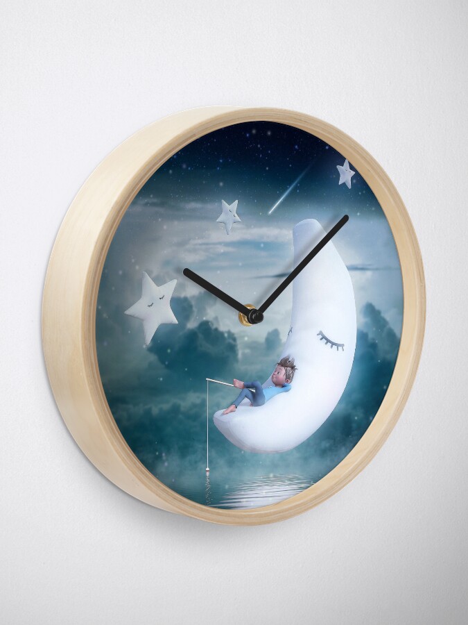 "Good Night" Clock for Sale by johnydsss Redbubble