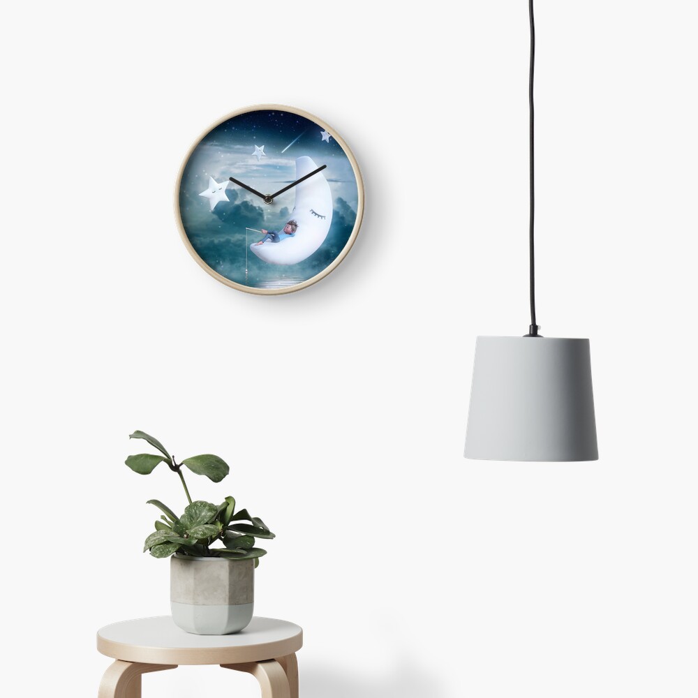 "Good Night" Clock for Sale by johnydsss Redbubble
