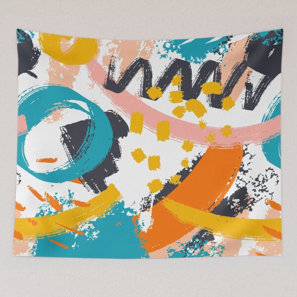 Item preview, Abstract brush stroke pattern designed and sold by AznavourByKarin.
