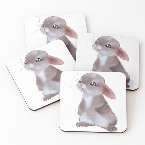 Artikelvorschau, Watercolour Bunny entworfen und verkauft von Yettyen.