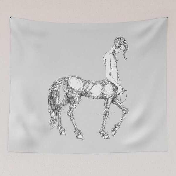Item preview, Young centaur with headphones and mp3 player designed and sold by Francesco Carli.