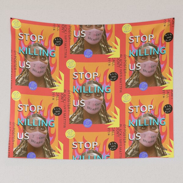 Item preview, STOP KILLING US designed and sold by bloomfr0g.