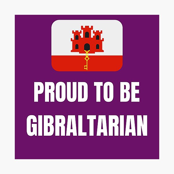 Item preview, Proud to be Gibraltarian designed and sold by fev-rocks.