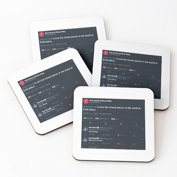 Item preview, Elon Musk Funny Twitter Reply designed and sold by AritraSur.