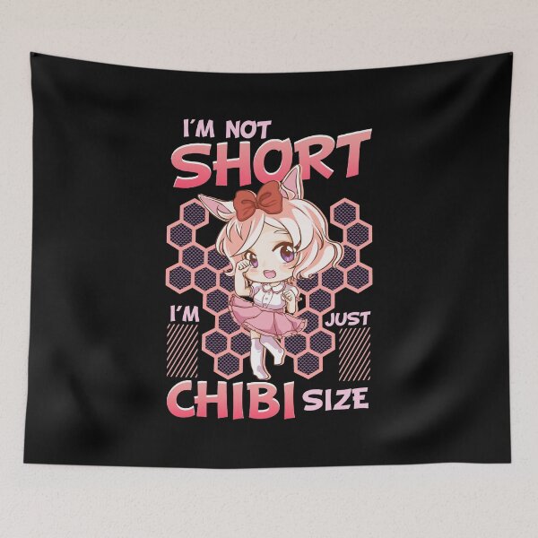 Item preview, Cute Anime Girl I'm Not Short I'm Just Chibi Size designed and sold by perfectpresents.