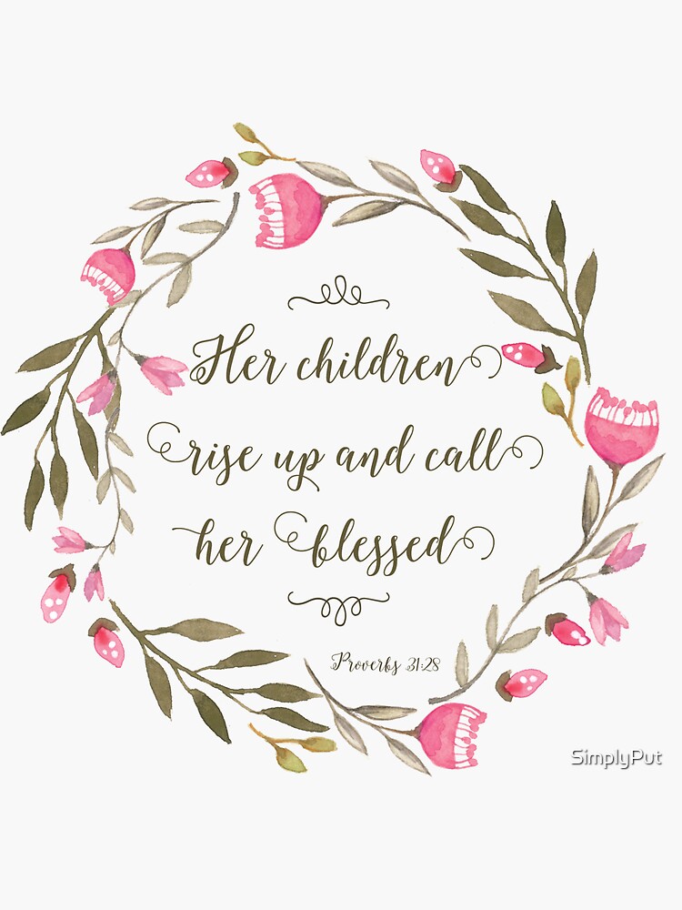 Her Children Arise and Call Her Blessed {Apron} Her Children Arise and Call Her Blessed {Apron}
