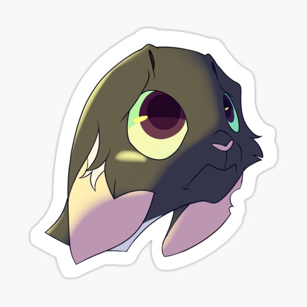 Ravenpaw Warrior Cat Fan Kiss-cut Sticker -  Israel