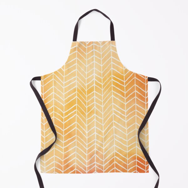 Item preview, Orange Watercolor Herringbone Pattern (orange/white) designed and sold by Design Minds Boutique.
