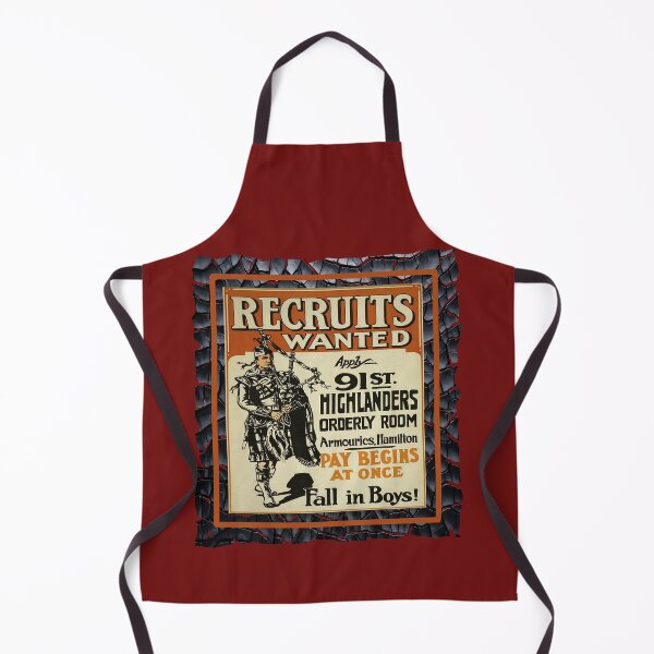 Item preview, Highlanders, Recruits Wanted, Apply, Fall In Boys designed and sold by ronnieyoung.