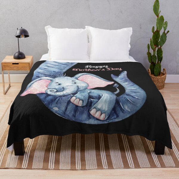 Item preview, Cute Elephant Happy Mother's Day designed and sold by TransFoto.
