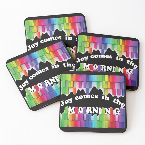 Item preview, Joy Comes In the Morning Rainbow Blocks Shows Hope In Times of Challenges designed and sold by NadeenInspires.