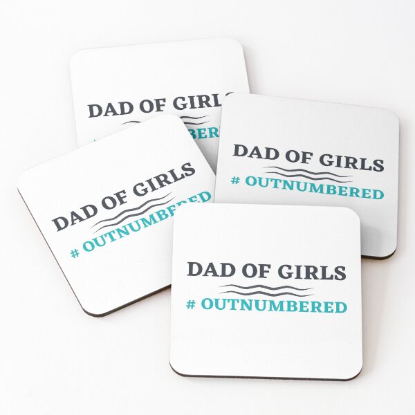 Item preview, Dad of Girls Outnumbered,Dad of girls outnumbered men's,best dad ever,fathers day gift,cool dad,funny Dad Gift designed and sold by BousboulaStorie.