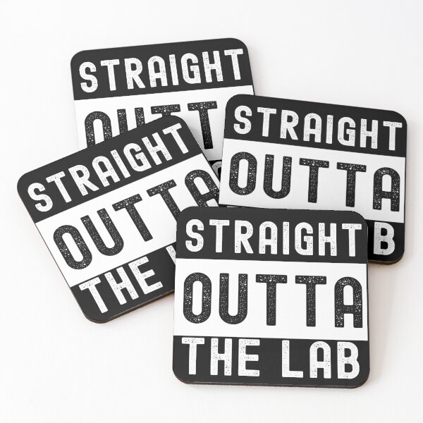 Item preview, STRAIGHT OUTTA THE LAB LABLIFE  Medical Laboratory Scientist FUNNY    designed and sold by Hippiesole.