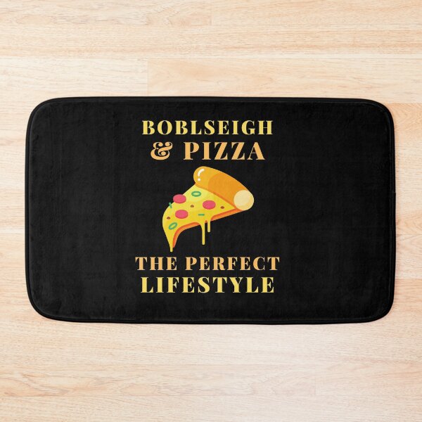 Item preview, bobsleigh and pizza lifestyle designed and sold by SnowballStep.