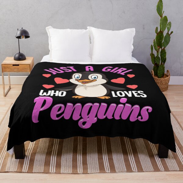 Item preview, Just A Girl Who Loves Penguins Funny Penguin designed and sold by perfectpresents.