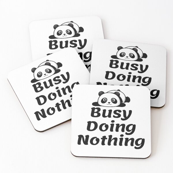 Item preview,  Busy Doing Nothing, Panda is lazy and funny  designed and sold by Bachirdz.
