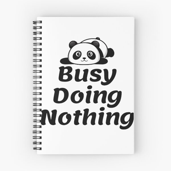 Item preview,  Busy Doing Nothing, Panda is lazy and funny  designed and sold by Bachirdz.