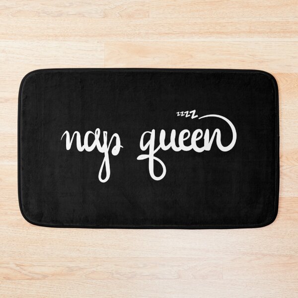 Item preview, Nap queen type text handwritten design on white designed and sold by Laura Ioana V.
