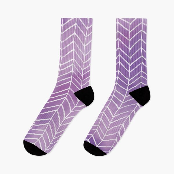 Item preview, Purple Watercolor Herringbone Pattern (purple/white) designed and sold by Design Minds Boutique.