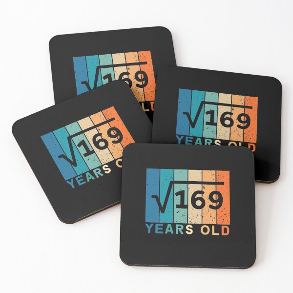 Item preview, Square Root of 169 Years Old: 13th Birthday Gift 13 Years Old Geek Boy Born in 2008 designed and sold by kongju.