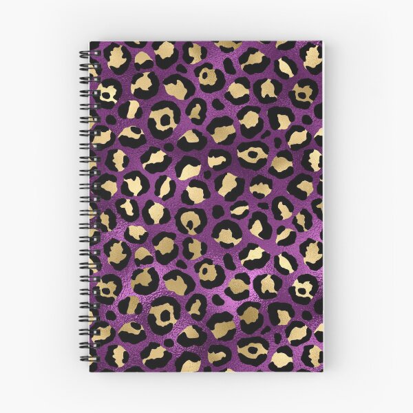 Item preview, Purple And Gold Leopard Spots designed and sold by virilamissa.