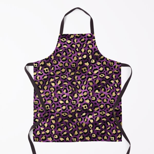Item preview, Purple And Gold Leopard Spots designed and sold by virilamissa.