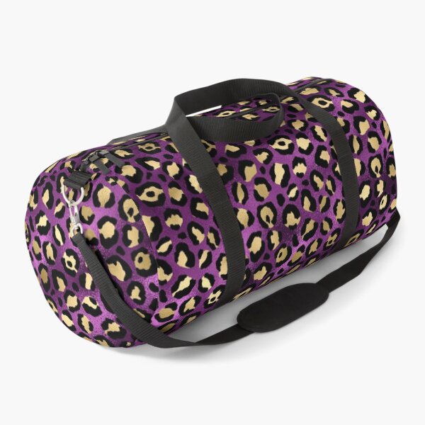 Item preview, Purple And Gold Leopard Spots designed and sold by virilamissa.