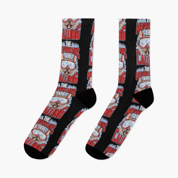 Item preview, The Meowtains Are Calling And I Must Go Snow Cat designed and sold by perfectpresents.