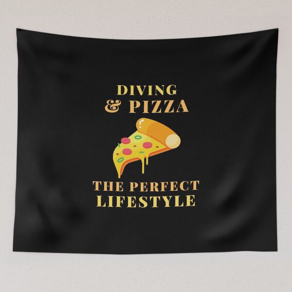 Item preview, diving and pizza lifestyle designed and sold by SnowballStep.