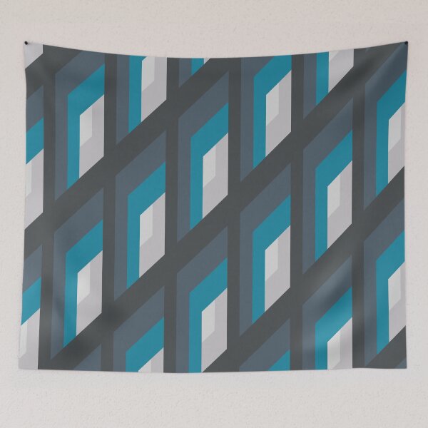 Item preview, Windows on a dark building facade abstract illustration designed and sold by Thecolorschemer.