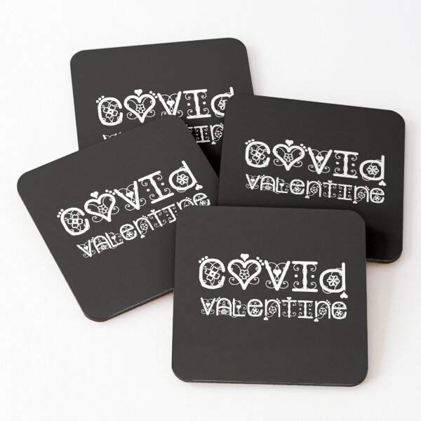 Item preview, Covid Valentine Black designed and sold by DamaliePierre.