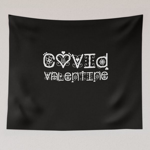 Item preview, Covid Valentine Black designed and sold by DamaliePierre.