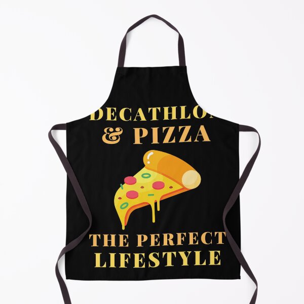 Item preview, decathlon and pizza lifestyle designed and sold by SnowballStep.